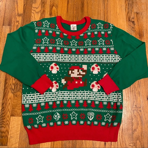 Sweater mario bros Clearance